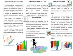 Folleto inf. Administración por Objetivo. 11