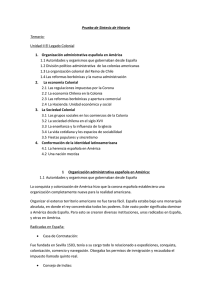 Prueba de Síntesis de Historia Temario: Unidad II El Legado Colonial