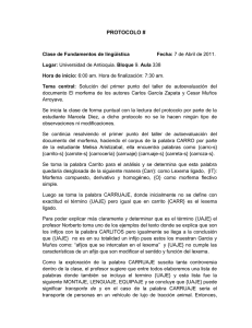 PROTOCOLO #