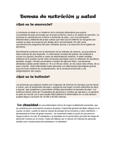 Temas de nutrición y salud