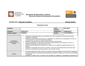 Secretaría de Educación y Cultura Dirección General de Educación Secundaria