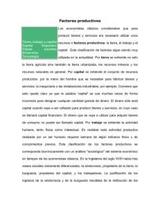 Factores productivos