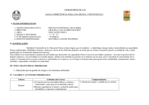matriz de evaluación - mi centro educativo