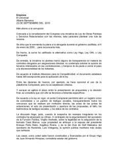 Empresa  El Universal Alberto Barranco