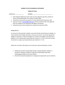 EXAMEN TITULO DE DESARROLLO INTELIGENTE TEMAS DE