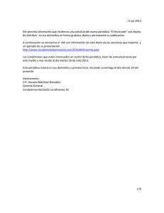 Me permito informarles que recibimos solicitud del nuevo periódico