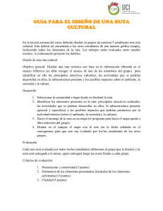 Guia para el diseno de una ruta cultural