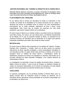 GESTIÓN SOSTENIBLE DEL TURISMO ALTERNATIVO EN EL