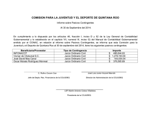 Informe Pasivo Contingente