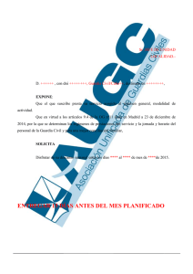 instancia solicitando descanso semanal