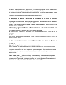 a) Explique y ejemplifique la relación que existe entre el desarrollo