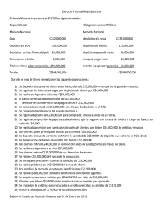 Ejercicio 3 Contabilidad Bancaria