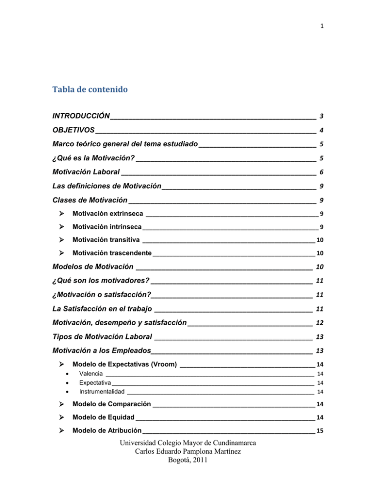 Ciclo Orpru De La Motivación Laboral