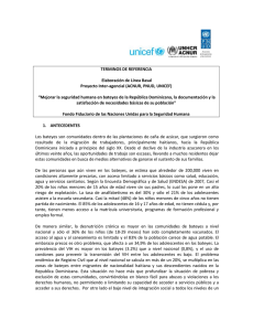 Elaboración de Línea Basal Proyecto Inter