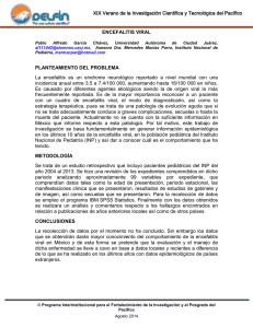 XIX Verano de la Investigación Científica y Tecnológica del Pacífico