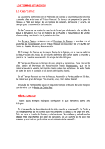 Tiempos Litúrgicos