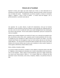 Historia de la Tonalidad