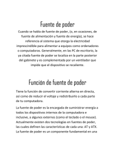 Fuente de poder