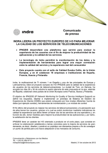 Comunicado de prensa