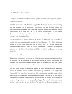 LAS REFORMAS BORBÓNICAS.