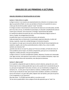 ANALISIS DE LAS PRIMERAS 4 LECTURAS