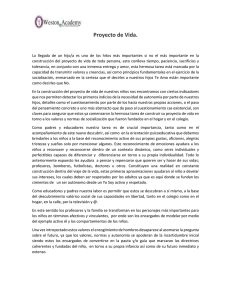 Proyecto de Vida en los Niños
