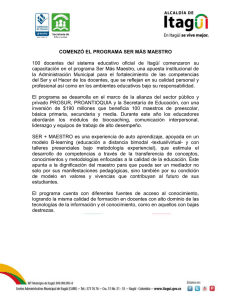 Comenz programa Ser M s Maestro