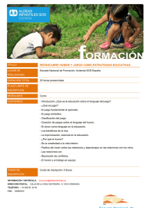 REDESCUBRE HUMOR Y JUEGO COMO ESTRATEGIAS EDUCATIVAS