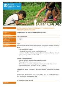 RESOLUCIóN CREATIVA DE PROBLEMAS Y TRABAJO EN EQUIPO