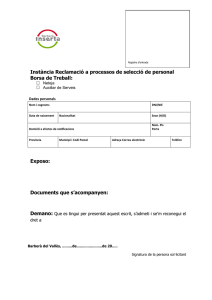 INSTÀNCIA RECLAMACIÓ
