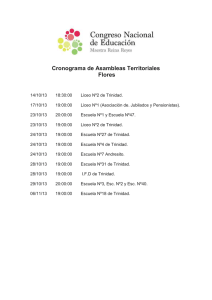 Asambleas Territoriales Flores