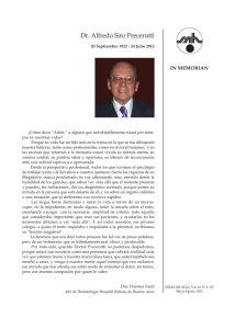 Dr. Alfredo Siro Precerutti IN MEMORIAN