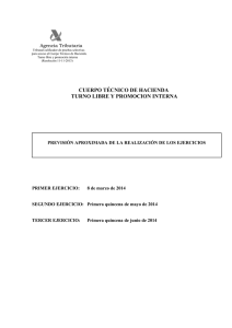 fecha prevista de examen