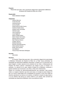 "Piedra Libre para decir"