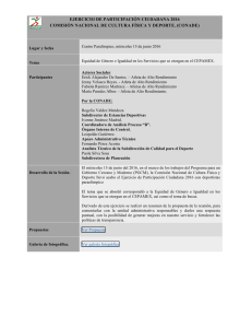 EJERCICIO DE PARTICIPACIÓN CIUDADANA 2016