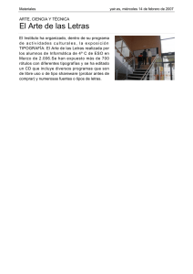 El Arte de las Letras