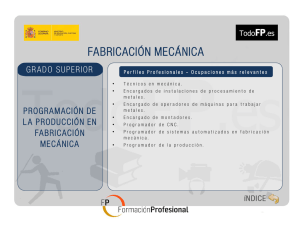 programacion de la produccion en fabricacion mecanica