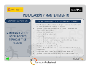 mantenimiento de instalaciones termicas y de fluidos