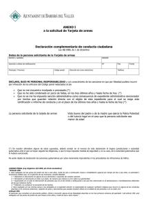 Declaración complementaria
