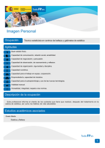 Imagen Personal Ocupación Aptitudes