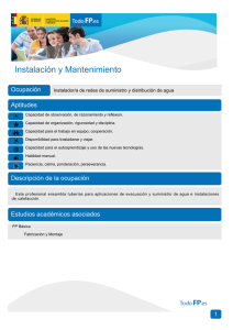 Instalación y Mantenimiento Ocupación Aptitudes