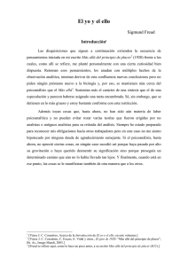 Introducción de El yo y el ello Sigmund Freud