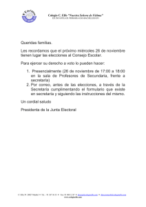 Voto por correo