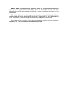 ARTÍCULO 74 BIS