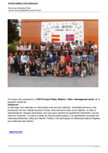 IES Príncipe Felipe, Madrid pequeña ciudad de 
