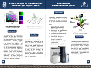 Espectroscopia de Fotoelectrones Inducidos por Rayos X (XPS)