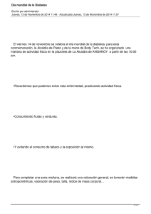 Dia mundial de la Diabetes