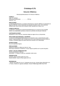 Cristaleye 0.3%  Solución Oftálmica