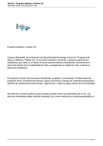 Programa Madres y Padres UC 