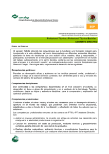 PERFIL E AsistenteDirectivo